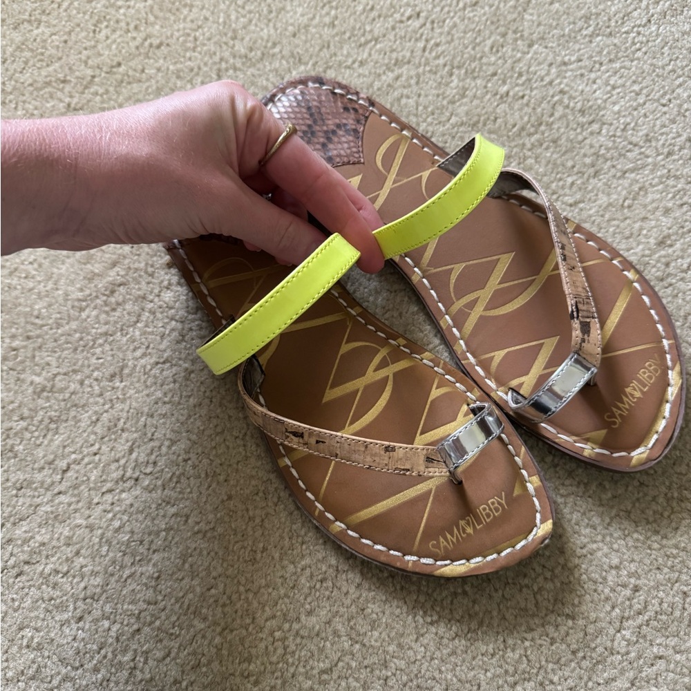 Sam & Libby Sandals in Yellow